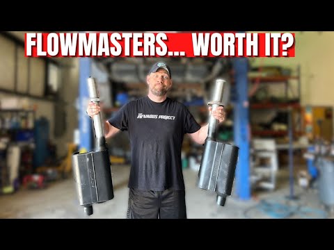 STOCK VS FLOWMASTER Exhaust On A BONE Stock FoxBody Mustang