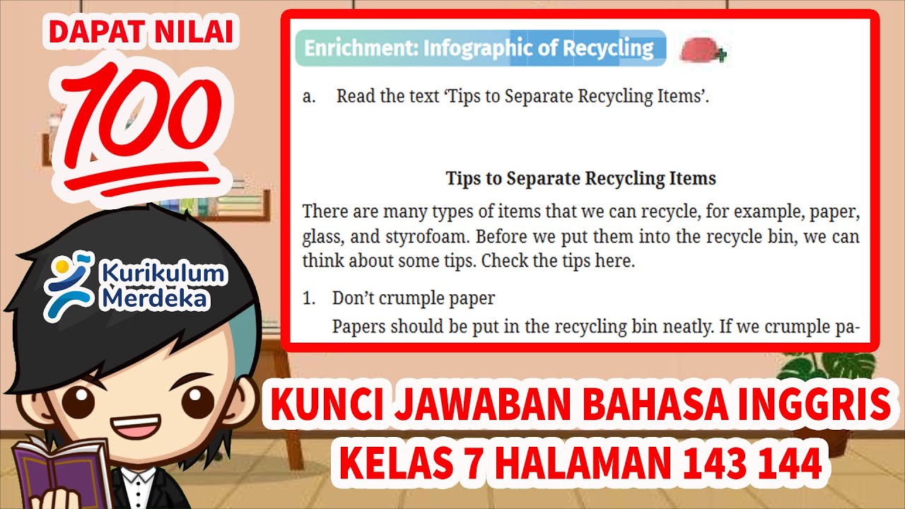 Kunci Jawaban Bahasa Inggris Kelas 7 Halaman 143 144 Kurikulum Merdeka