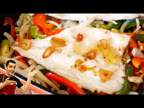 🔥 La MEJOR RECETA de PESCADO al HORNO en 20 MINUTOS! 🐟🔥