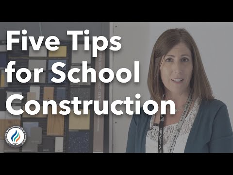 Shannon Ritter's Five Tips for School Construction