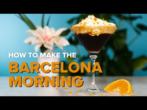 Have you had a coffee cocktail? How to make the Barcelona Morning!