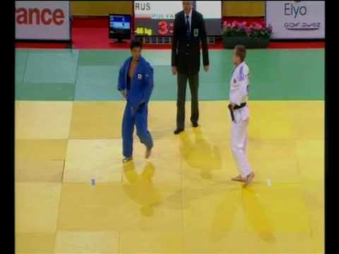 JUDO 2009 Tournois de Paris: Masato Uchishiba 内柴 正人 (JPN) - Mikhail Pulyaev (RUS)
