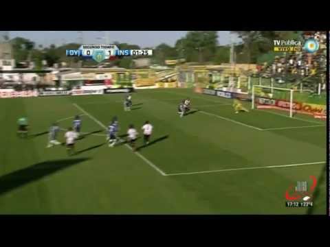 Gol de Javier Velazquez (x1) - Defensa y Justicia 0-3 Instituto. HD
