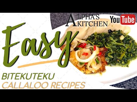 CONGOLESE RECIPE CALLALOO | STEW | CONGOLESE FOOD: BITEKUTEKU | ALPHA'S KITCHEN