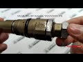 Видеообзор Клапан главного гидравлического распределителя Kobelco YN22V00001F8 YN22V00001F6