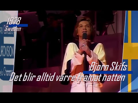 eurovsion 1978 Sweden 🇸🇪 Björn Skifs - Det blir alltid värre framåt natten  ᴴᴰ