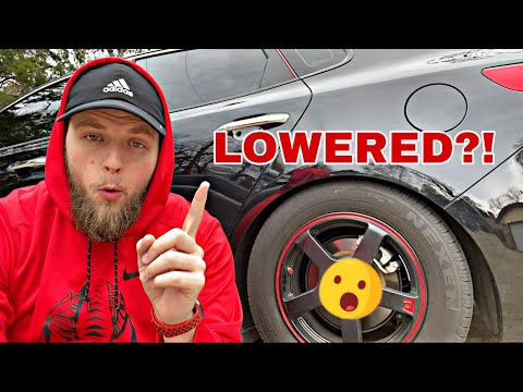 I LOWERED the Optima!! (D2 Racing Pro-Series Lowering Springs)