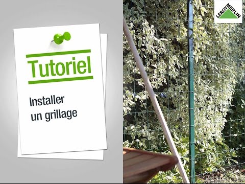 comment construire une cloture en grillage rigide