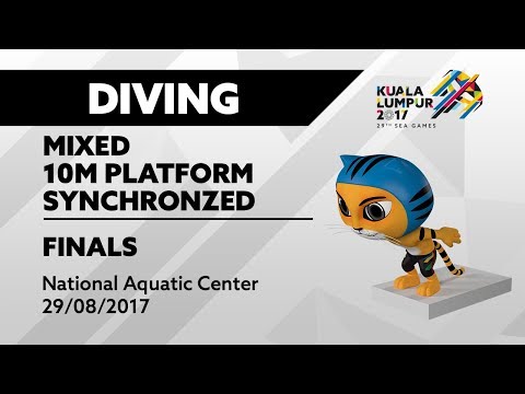 KL2017 29th SEA Games | Diving - Mixed 10m Platform Synchro FINALS | 29/08/2017