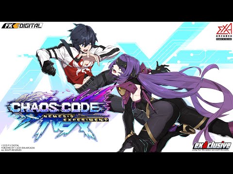 exA-Arcadia『カオスコード ネメシスエクスペリメント』| CHAOS CODE NEMESIS EXPERIMENT for Arcades | New Character Reveal