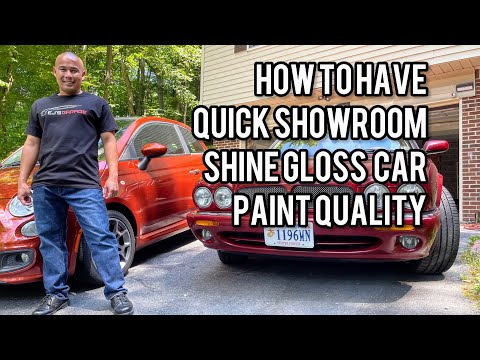 How To Give Your Car A Quick Showroom Glossy Shine Car Paint Quality
