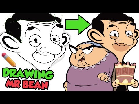 Thumbnail of the video: Drawing Mr Bean! | Behind the Scenes (Mr Bean Cartoon) | Mr Bean Official