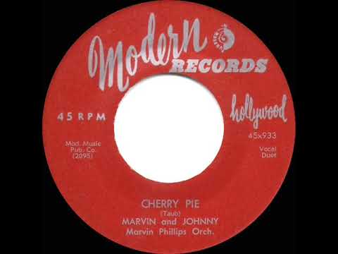 1st RECORDING OF: Cherry Pie - Marvin and Johnny (1954)