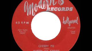 1st RECORDING OF: Cherry Pie - Marvin and Johnny (1954)