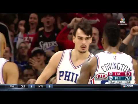 Dario Saric vs Los Angeles Clippers 24.01.2017 (16Pts)