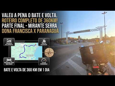 O Melhor Bate e Volta do Sul | Parte Final: da Serra da Dona Francisca a Paranaguá de CB500 Hornet