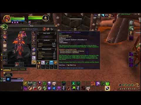 Dragonflight Beta PvP Affliction Warlock Gear and Stats explained