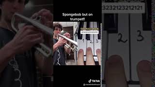 How to play spongebob music on trumpet 100% real n