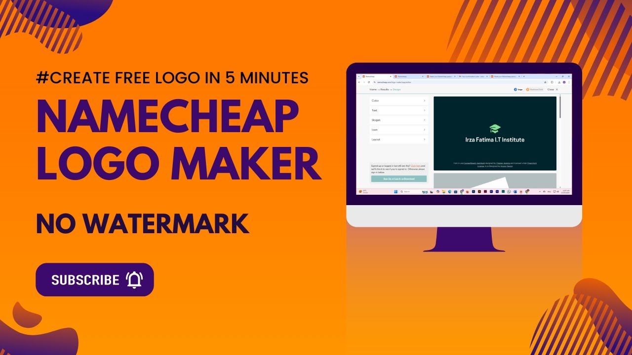 Create a Free Logo in 5 Minutes with Namecheap Logo Maker | No Watermark, Perfect for your Brand