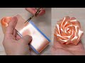 Super Easy Flower Making Ideas With Card How To Make A Ribbon Flower 35