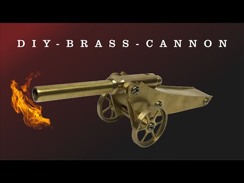 Hand Made Brass Cannon