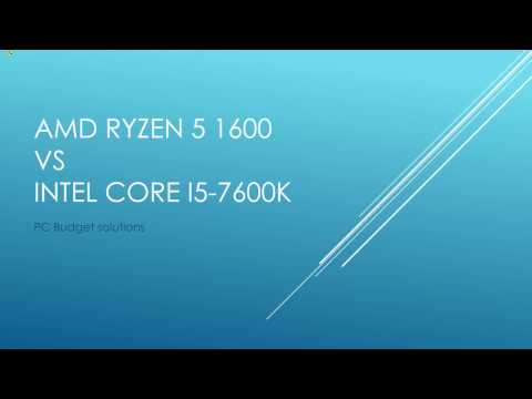 AMD Ryzen 5 1600 vs Intel Core I5-7600k!!! Who will win???