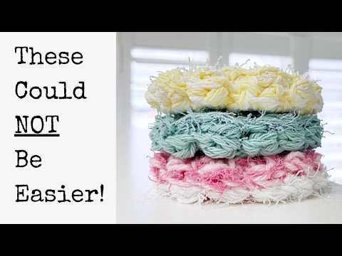 Fast & Easy Crochet Scrubby Rounds - You won't believe how easy they are!