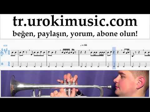 Trompet dersleri TWICE - LIKEY Notalar Eğitim Bölüm#2 um-a723