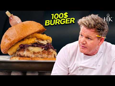The Hundred Dollar Hamburger Challenge | Hell's Kitchen USA