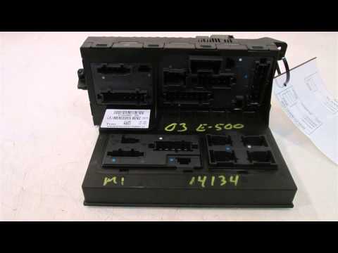 2003 Mercedes E500 SAM RELAY PROTECTION FUSE BOX 211545 - mbiparts.com Used OEM Mercedes Part... OEM