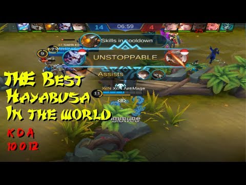 The Best Hayabusa Player in the World | Top 1 Global Hayabusa ( XcN AntiMage ) Best build