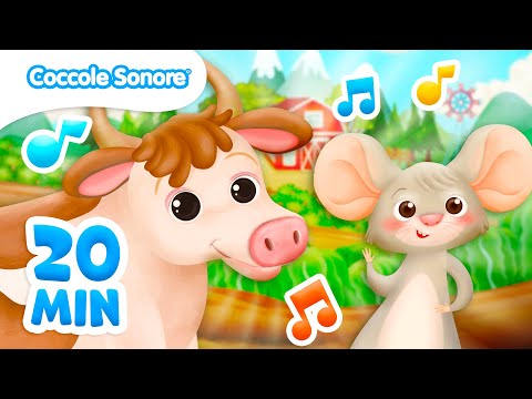 Nella Vecchia Fattoria + Altre Canzoni per Bambini 🎶 | 20 Minuti | Coccole Sonore