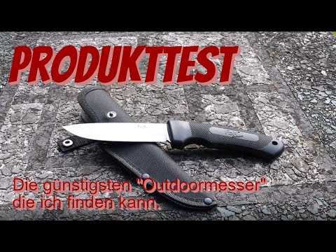 Brauchbar. Die günstigsten "Survival-Messer" die ich finden kann im Test. "FOX Outdoor"
