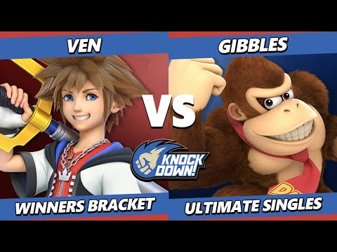 Knockdown 82 - Ven (Zelda, Sora) Vs. Gibbles (Donkey Kong, Mii Brawler) Smash Ultimate - SSBU