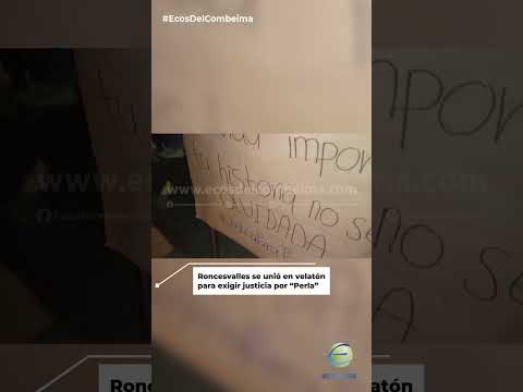 #Tolima | 🕯️ Roncesvalles se une en velatón para exigir justicia por “Perla”
