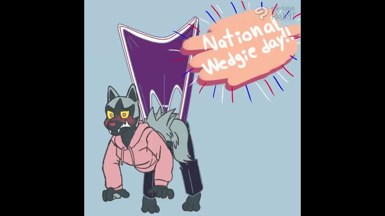National wedgie day 2023, feat my Poochyena guy
