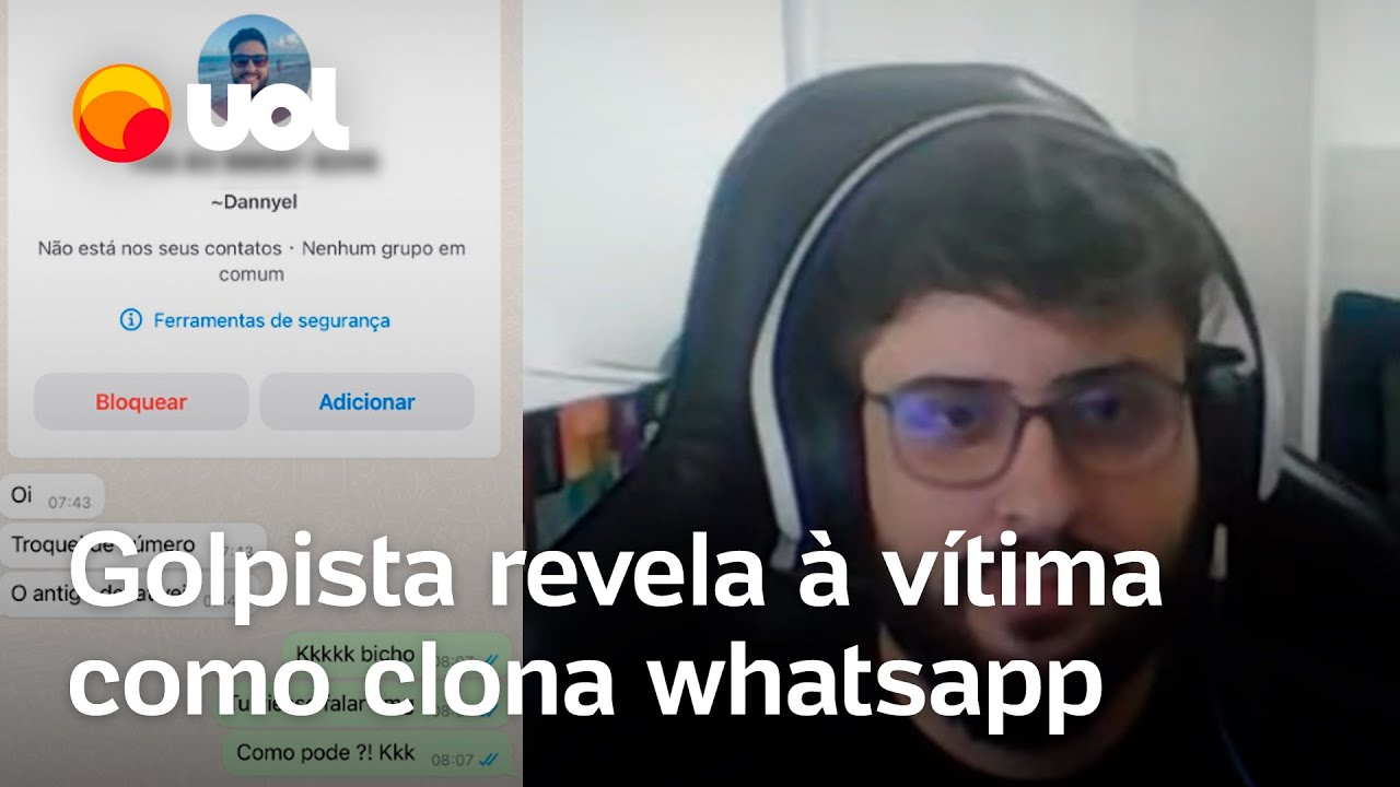 Golpe do WhatsApp clonado: criminoso revela à vítima como aplica golpes