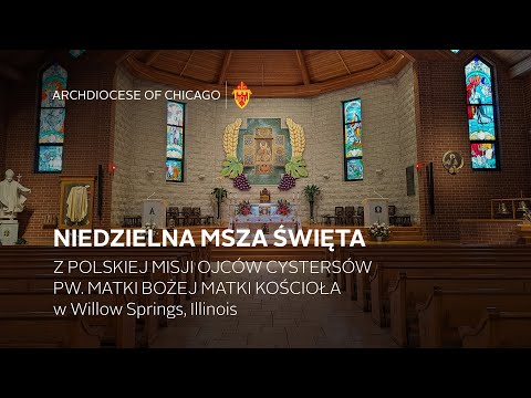 Niedzielna msza święta z Polskiej Misji Ojców Cystersów PW. Matki Bożej Matki Kościoła - 12/14/2025