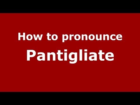 How to pronounce Pantigliate (Italian/Italy) - PronounceNames.com