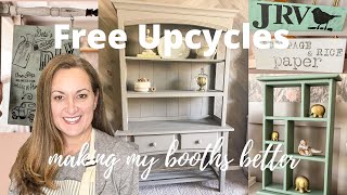 Hutch Makeover | DIY Cottage Colors | Items for my booth