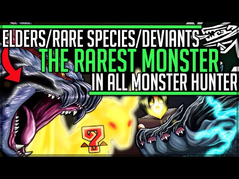 Rarest Monster in All Monster Hunter - Elder/Rare/Deviant - Monster Hunter World Iceborne! (Lore)