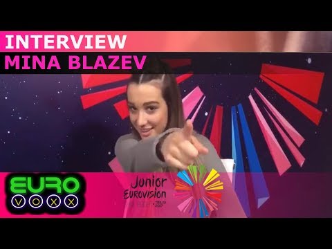 Mina Blazev interview - Macedonia Junior Eurovision 2017 | Eurovoxx