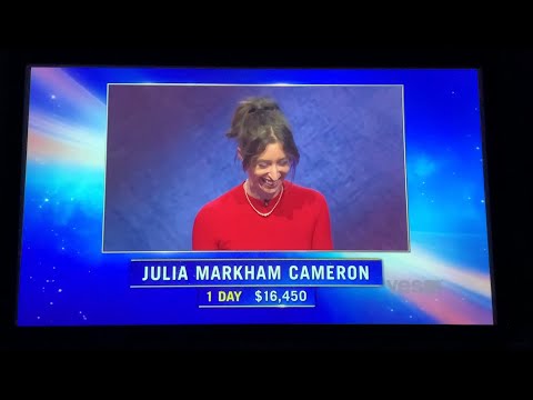 Jeopardy, intro - Julia Markham Cameron Day 2 (6/4/21)