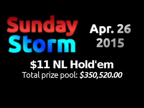 [26 April 2015] PokerStars Sunday Storm Final Table Replay (Cards-Up) | Series Player