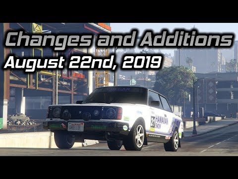 GTA Online Changes and Additions: August 22nd, 2019 (Vulcar Nebula Turbo Released)