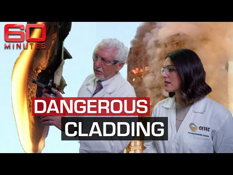 Lab experiment reveals the dangers of unsafe flammable cladding | 60 Minutes Australia