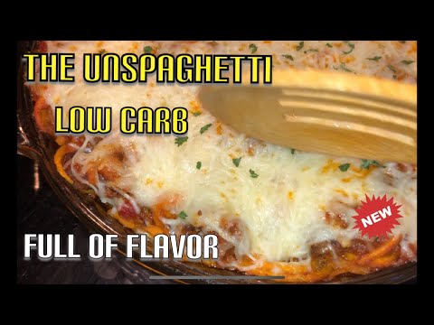 BUTTERNUT SQUASH SPAGHETTI CASSEROLE ( Low Carb)