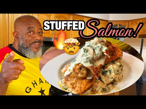 How to make Stuffed Salmon! | Deddy's Kitchen