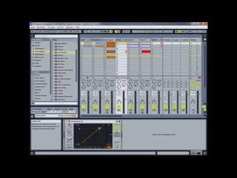 Mixing & Mastering in Ableton Live 9 - Anwendung Kompressor - Tutorial Deutsch/German - Part 7