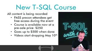Learn T-SQL With Erik: Course Introduction Material